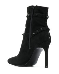 Bottines en daim à clous noires Kendall & Kylie