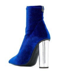 Bottines en daim bleues Giuseppe Zanotti Design