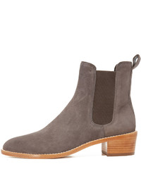 Bottines en daim grises Loeffler Randall