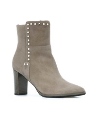 Bottines en daim grises Jimmy Choo