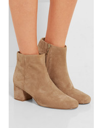 Bottines en daim marron clair Sam Edelman