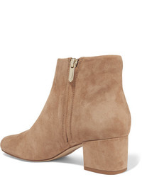 Bottines en daim marron clair Sam Edelman