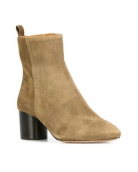 Bottines en daim marron clair Isabel Marant Etoile