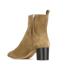 Bottines en daim marron clair Isabel Marant Etoile