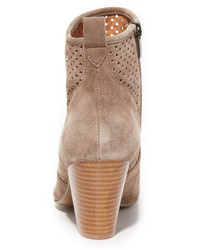 Bottines en daim marron clair Matiko