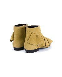 Bottines en daim marron clair JW Anderson