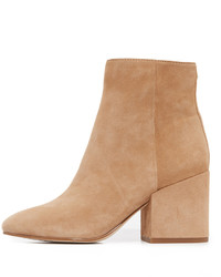 Bottines en daim marron clair Sam Edelman