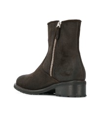 Bottines en daim marron foncé Henderson Baracco