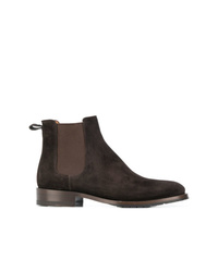 Bottines en daim marron foncé Henderson Baracco