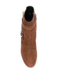 Bottines en daim marron Tod's