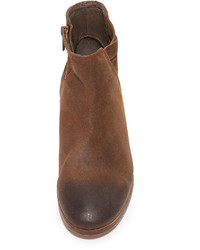 Bottines en daim marron H by Hudson