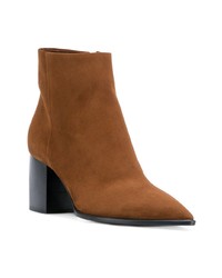 Bottines en daim marron David Beauciel