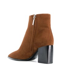 Bottines en daim marron David Beauciel