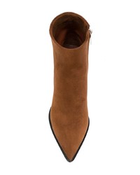 Bottines en daim marron David Beauciel