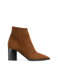 Bottines en daim marron David Beauciel