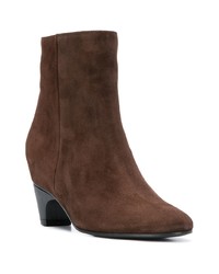 Bottines en daim marron Marc Ellis