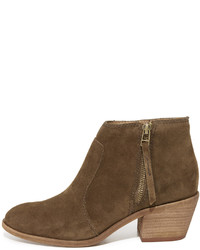 Bottines en daim marron Madewell