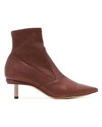 Bottines en daim marron Nicholas Kirkwood