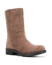 Bottines en daim marron Geox