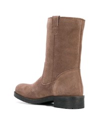 Bottines en daim marron Geox