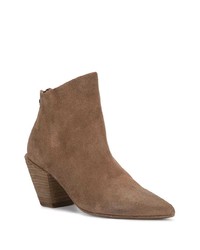 Bottines en daim marron Marsèll