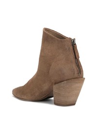 Bottines en daim marron Marsèll