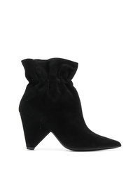 Bottines en daim noires Aldo Castagna