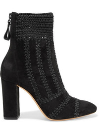 Bottines en daim noires Alexandre Birman