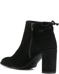 Bottines en daim noires Stuart Weitzman