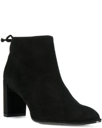 Bottines en daim noires Stuart Weitzman