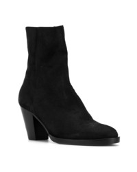 Bottines en daim noires A.F.Vandevorst