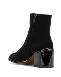 Bottines en daim noires Clergerie