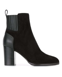 Bottines en daim noires Sergio Rossi