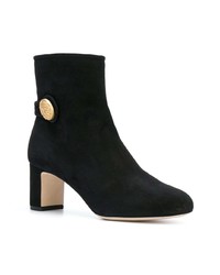 Bottines en daim noires Dolce & Gabbana