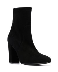 Bottines en daim noires Via Roma 15