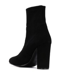 Bottines en daim noires Via Roma 15