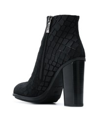 Bottines en daim noires Loriblu