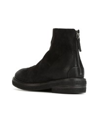 Bottines en daim noires Marsèll