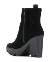 Bottines en daim noires Calvin Klein Jeans