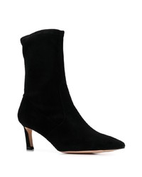 Bottines en daim noires Stuart Weitzman