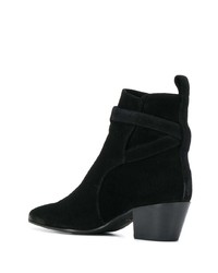 Bottines en daim noires Marc Ellis