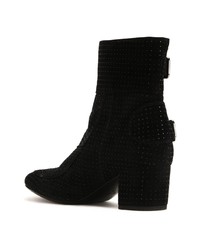 Bottines en daim noires Laurence Dacade