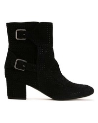 Bottines en daim noires Laurence Dacade