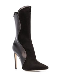 Bottines en daim noires Benedetta Boroli