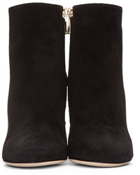 Bottines en daim noires Dolce & Gabbana