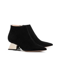 Bottines en daim noires Nicholas Kirkwood