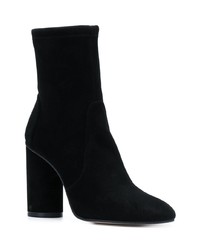 Bottines en daim noires Stuart Weitzman