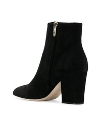 Bottines en daim noires Sergio Rossi