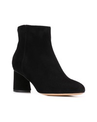 Bottines en daim noires Parallèle