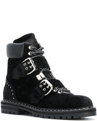 Bottines en daim noires Jimmy Choo